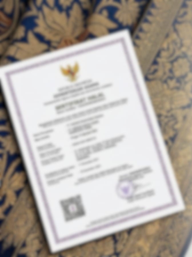 Tersertifikat Halal